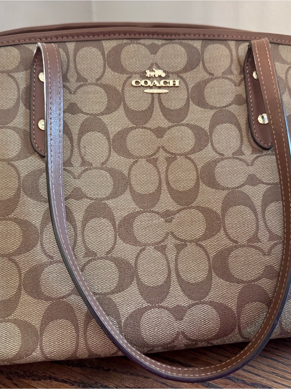 Coach Drawstring Carryall in Signature Canvas - Picture 2 of 11